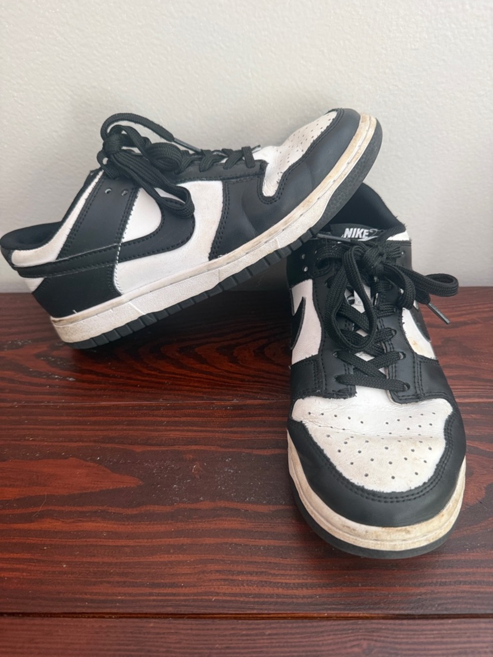 Nike Black and White Low-Top Sneakers